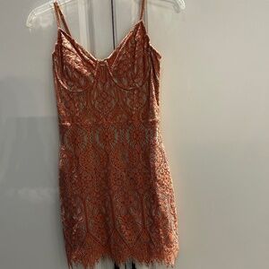 Express Lace Underwire Bustier Top Dress Size XS NWT